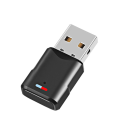 USB Bluetooth 5.3 adapter PS5 PS4 PC Gaming Headsethez 2 az 1-ben vevőegység adó 3D sztereó HD hangzás kettős audiofolyam 2 eszköz csatlakoztatásához 1