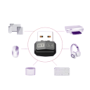 USB Bluetooth 5.4 adapter PC-hez Windows 8.1/10/11 egér billentyűzet fejhallgató hangszóró A2DP HID 20 m vevő adó 7 eszköz 2
