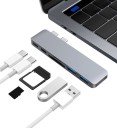 USB-C 3.1 HUB til USB / USB-C med kortlæser til Macbook Pro / Air 2