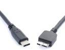 USB-C 3.1 till Micro USB-B 3.0 M/M anslutningskabel 30 cm 4