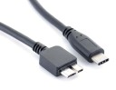 USB-C 3.1 till Micro USB-B 3.0 M/M anslutningskabel 30 cm 5