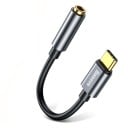USB-C adapter 3,5 mm-es jack csatlakozóhoz kábel nélküli fülhallgató telefonhoz Rövid kábel és alumínium ötvözetből készült végekkel 3