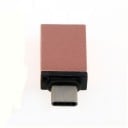 USB-C han til Micro USB eller USB 3.0 eller Lightning hun adapter til tilslutning af tilbehør til enhed med USB-C port Lyserød farve 2