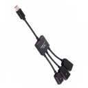 USB-C hub med 3 porte 4