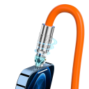 USB-C-kabel 1 m hurtigopladerkabel USB-A til USB-C 120W 6A datasynkroniseringstelefonopladerkabel Type C 4
