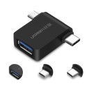 USB-C / Micro USB - USB 3.0 -sovitin K36 1