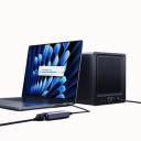 USB-C na RJ45 ethernetový adaptér 2500Mbps LAN převodník síťová karta IEEE standardy šedé provedení pro notebook PC Mac 3