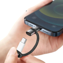 USB-C naar Lightning-adapter met flexibele lus 30W PD Snel opladen en gegevensoverdracht Voor Apple-apparaten met iOS-connector 2