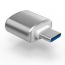 USB-C naar USB 3.0 adapter voor telefoon en laptop Compacte adapter voor flashdrive en andere apparaten met een USB-A connector Afgeronde 3
