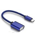 USB-C-ről USB-ra adapter flash meghajtó és egyéb kiegészítők csatlakoztatásához USB-C porttal rendelkező eszközökhöz Fonott kábel Hossza 16,5 3