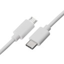 USB-C til Micro USB M/M forbindelseskabel 1 m 2