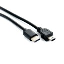 USB-C til Mini USB-B M/M forbindelseskabel 30 cm 3
