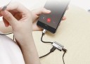 USB-C to 3.5 mm Jack and USB-C Adapter for Connecting Headphones to Phone and Tablet Compact Body with Two Sockets Aluminium Alloy and TPE 4