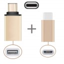 USB-C to Micro USB / USB 3.0 Adapter 2 pcs 3
