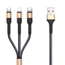 USB-datakaapeli Micro USB / USB-C / Lightning 5