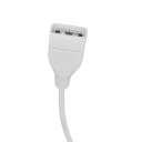 USB F/M forlængerkabel med afbryder 28 cm 3