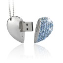 USB Flash Drive Heart with Stones 8