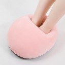 USB Foot Warmer 32 x 28.5 x 8 cm Winter Heated Plush Bag with Thermostat 5V/2A Soft Fleece Heating Under Desk to Warm Feet 5