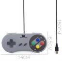 USB-gamecontrollers in SNES-, NES- en SEGA-stijl - 3 stuks 5