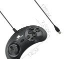 USB-gamecontrollers in SNES-, NES- en SEGA-stijl - 3 stuks 6