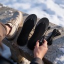 USB Heated Insoles with 3 Heat Settings Controller 1 Pair Adjustable Electric Washable Black for Winter Footwear 4