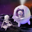 USB Humidifier 220 ml 110 × 110 × 119 mm Type C DC5V/1A 40 ml/h 1.5–2W Rechargeable Spaceship with Figurine 2