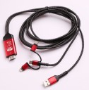 USB-kabel HDMI til Lightning / USB-C / Micro USB 2