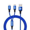 USB-latauskaapeli Micro USB:lle / Lightningille 3