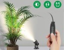 USB LED bodová lampička stmívatelná otočná černá COB světlo s časovačem dálkovým ovladačem pro rostliny dekorace 4