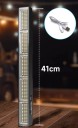 USB LED pracovní světlo magnetické 41 cm 400W 6000mAh nabíjecí černé s hákem Type-C do dílny auta kempování 6