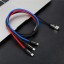 USB - Micro USB / USB-C / Lightning K584 töltőkábel 2