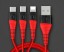 USB - Micro USB / USB-C / Lightning töltőkábel 2