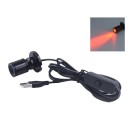 USB mini LED bodové světlo s vypínačem 1,5 m hliníkové černé otočné svítidlo pro vitríny dekorace a stůl 4