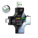 USB-monitoimitesteri kapasiteetin mittauksella, USB, micro-USB, USB-C 2