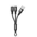 USB-opladerkabel til Micro USB / Lightning K455 1