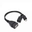 USB redukcia USB AF / micro BM + micro BF, OTG 1