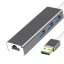 USB-RJ45-Adapter + HUB 3 Ports 2