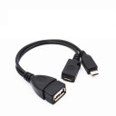 USB-sovitin USB AF/micro BM + micro BF, OTG 1