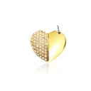USB-stick hart met strass steentjes 4