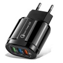 USB-strømadapter Hurtigopladning 3 porte 2