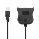 USB til 25-bens DB25 M/F-kabel 3
