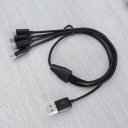 USB til 4x USB-C-kabel 3