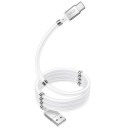 USB til Lightning / USB-C opladningskabel med magneter 1