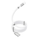 USB til Lightning / USB-C opladningskabel med magneter 2