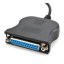 USB til LPT-kabel 25-benet han/hun 85 cm 2