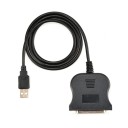 USB til LPT-kabel 25-benet han/hun 85 cm 4