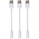 USB til Micro USB opladningskabel 3 stk. 3