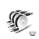 USB til Micro USB udtrækkeligt kabel 1