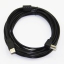 USB til USB-B vinklet forbindelseskabel til M/M-printere 3
