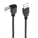 USB til USB-B vinklet forbindelseskabel til M/M-printere 5